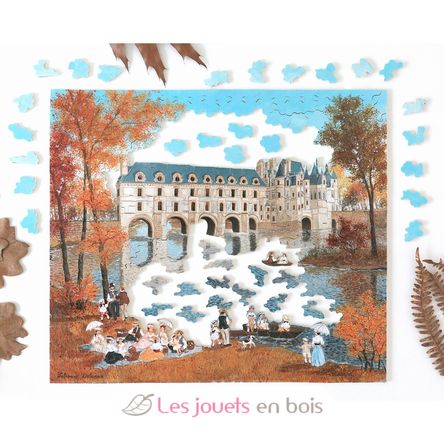 Castel at Chenonceau Delacroix A1025-350 Puzzle Michele Wilson 3