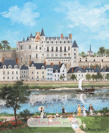 The Château d'Amboise by Delacroix A1109-500 Puzzle Michele Wilson 2