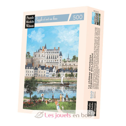 The Château d'Amboise by Delacroix A1109-500 Puzzle Michele Wilson 1