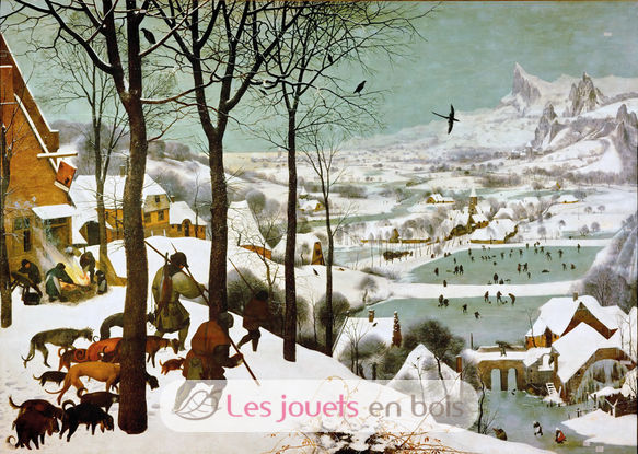 Hunters in the Snow by Bruegel A248-650 Puzzle Michele Wilson 2