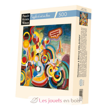 Tribute to Blériot by Delaunay A254-500 Puzzle Michele Wilson 1