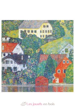 Houses at Unterach on Lake Attersee by Klimt A478-250 Puzzle Michele Wilson 2