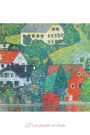 Houses at Unterach on Lake Attersee by Klimt A478-250 Puzzle Michele Wilson 3