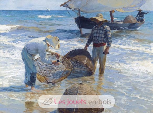 Fishermen by Sorolla A483-350 Puzzle Michele Wilson 2