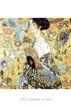 Lady with Fan by Klimt A515-80 Puzzle Michele Wilson 3