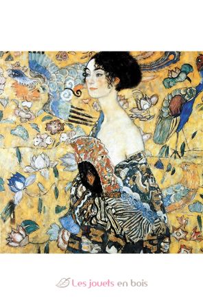 Lady with Fan by Klimt A515-80 Puzzle Michele Wilson 2