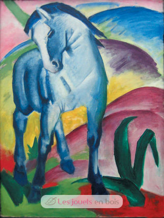 The Blue Horse by Franz Marc A60-80 Puzzle Michele Wilson 2