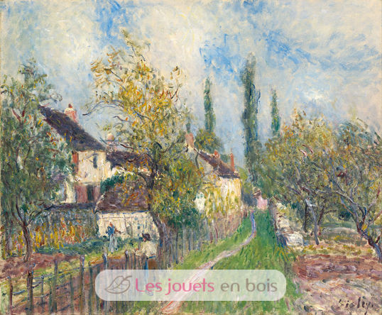 A path at Les Sablons by Sisley A667-500 Puzzle Michele Wilson 2