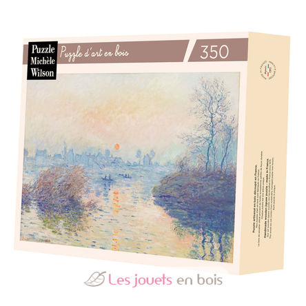 Sun Setting Over The Seine At Lavacourt by Monet A697-350 Puzzle Michele Wilson 1