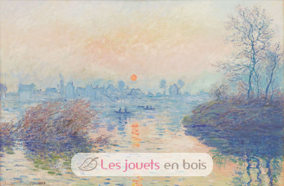 Sun Setting Over The Seine At Lavacourt by Monet A697-350 Puzzle Michele Wilson 2