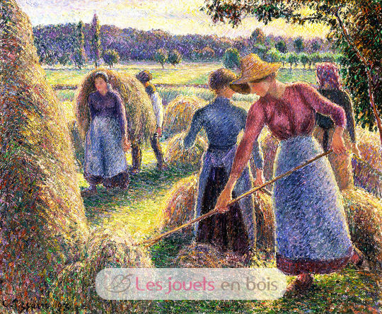 Haymakers, Evening by Pissarro A809-350 Puzzle Michele Wilson 2