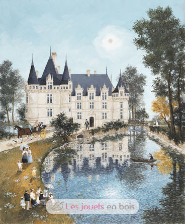 Azay le Rideau by Delacroix A870-150 Puzzle Michele Wilson 2