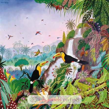 Keeled toucans by Alain Thomas A942-350 Puzzle Michele Wilson 2