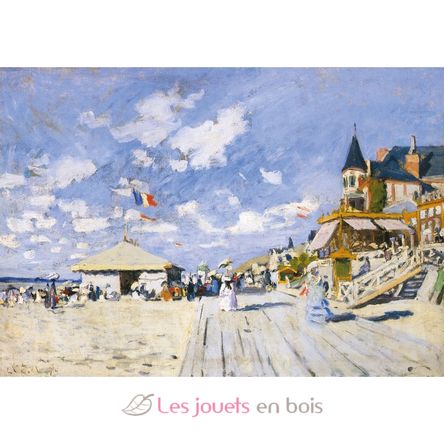 The boardwalk at Trouville Monet A998-250 Puzzle Michele Wilson 2