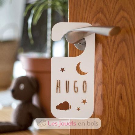 Customizable door hanger - Night white VI-PL32 Vintiun 2