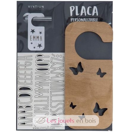Customizable door hanger - Butterflies VI-PL29 Vintiun 2
