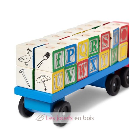 Alphabet Blocks Wooden Truck M&D15175-4555 Melissa & Doug 8