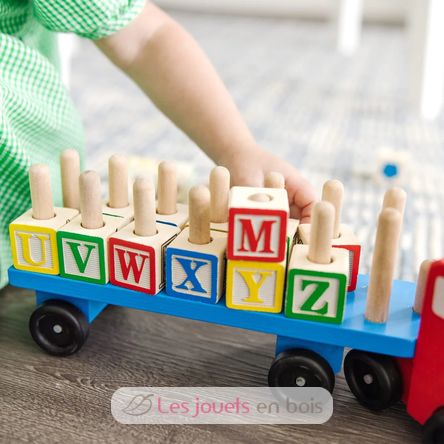 Alphabet Blocks Wooden Truck M&D15175-4555 Melissa & Doug 6