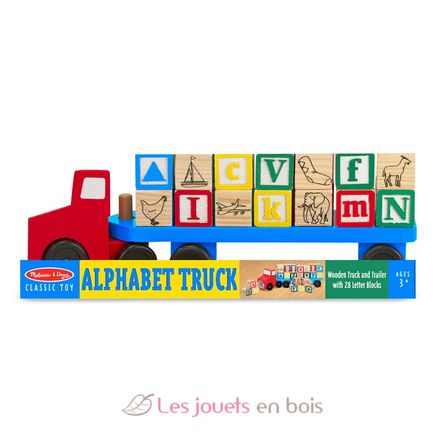 Alphabet Blocks Wooden Truck M&D15175-4555 Melissa & Doug 5