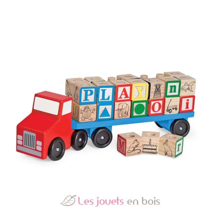 Alphabet Blocks Wooden Truck M&D15175-4555 Melissa & Doug 7