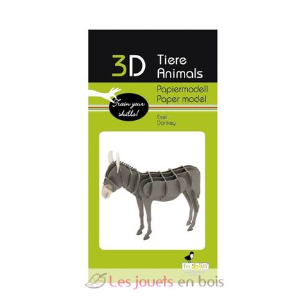 3D Paper model - Donkey FRI-11675 Fridolin 2