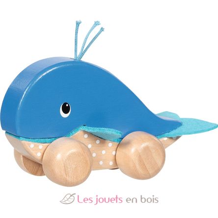 Push along animal whale Finnie GK55828 Goki 2