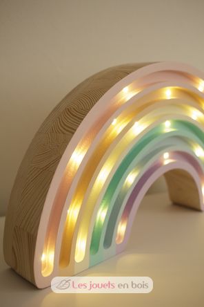 Little Lights Rainbow Lamp Pastel LL016-368 Little Lights 8