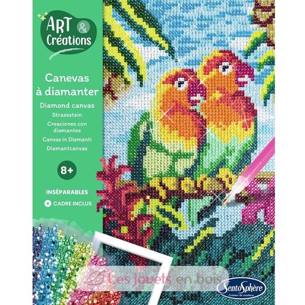 DIY Diamond canvas Lovebirds SS-20380 Sentosphère 3