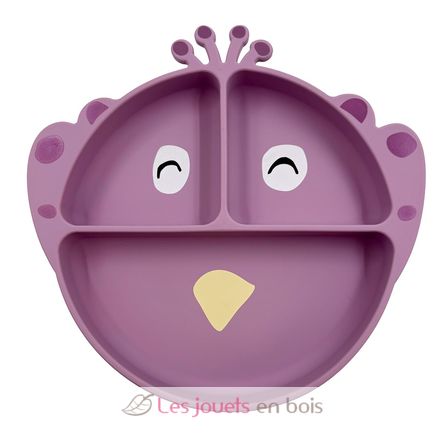 Silicone divided suction plate Mrs Peacock TX-96-463 Trixie 1