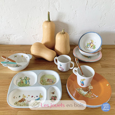 Plate tray with compartments Peter Rabbit PJ-BP935P Petit Jour 4
