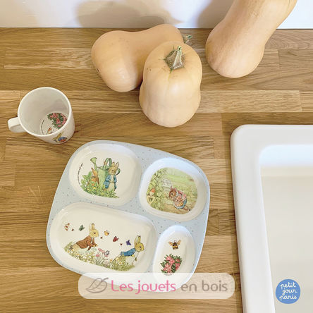 Plate tray with compartments Peter Rabbit PJ-BP935P Petit Jour 2