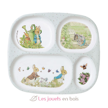 Plate tray with compartments Peter Rabbit PJ-BP935P Petit Jour 1