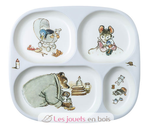 Plate tray with compartments Ernest and Célestine PJ-EC935K Petit Jour 3