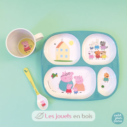 Plate tray with compartments Peppa Pig PJ-PI935K Petit Jour 3