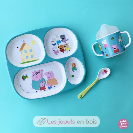 Plate tray with compartments Peppa Pig PJ-PI935K Petit Jour 4