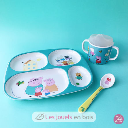 Plate tray with compartments Peppa Pig PJ-PI935K Petit Jour 5