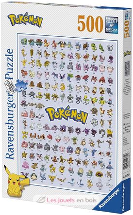 Puzzle Pokedex Pokemon 500 pieces - Ravensburger 147816 Puzzles