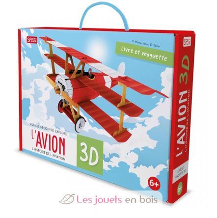 Build an airplane 3D SJ-5977 Sassi Junior 1