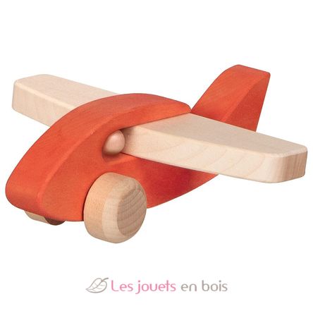 Wooden rolling airplane GK55833 Goki 1
