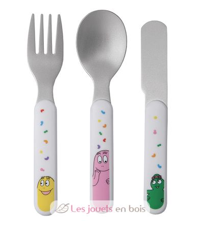 Learning cutlery set Barbapapa PJ-BA903R Petit Jour 1