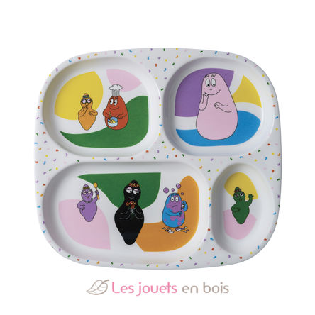 Plate tray with compartments Barbapapa PJ-BA935R Petit Jour 1