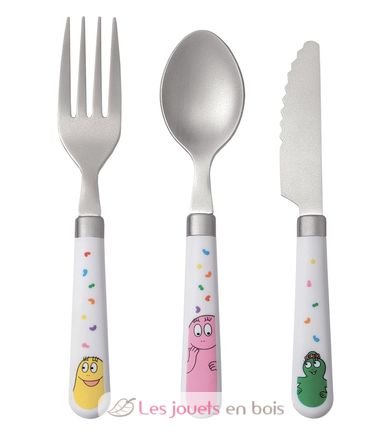 Learning cutlery set Barbapapa PJ-BA937R Petit Jour 1