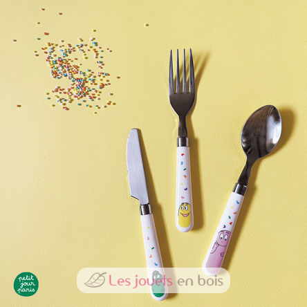 Learning cutlery set Barbapapa PJ-BA937R Petit Jour 3