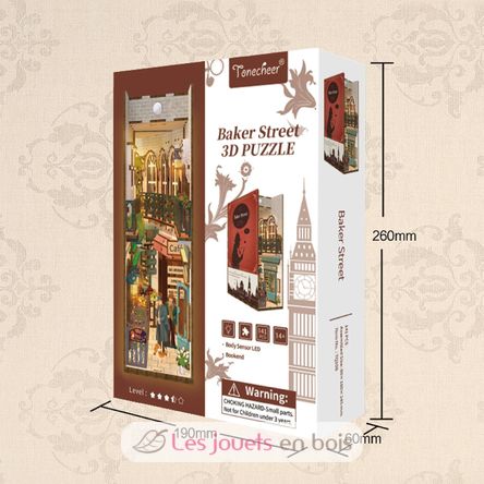 Book Nook Baker Street T-TQ108 Tonecheer 4