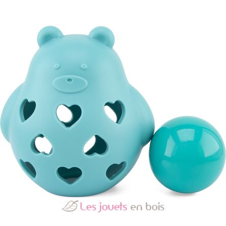 Silicone Rattle Bear blue UL7140 Ulysse 2