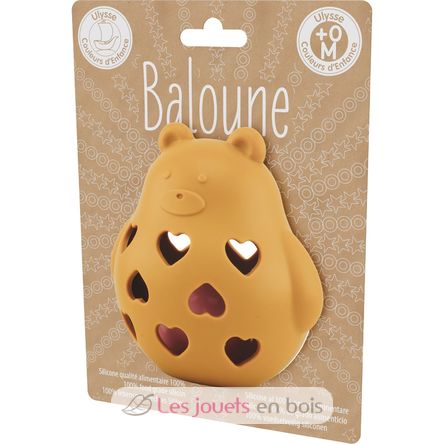 Silicone Rattle Bear yellow UL7141 Ulysse 5