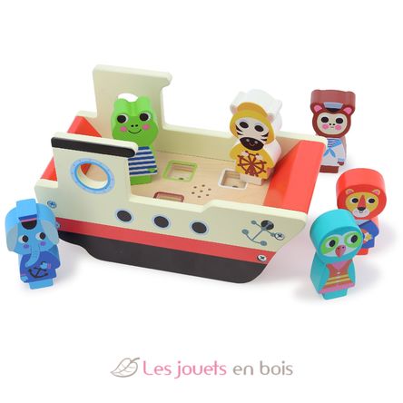 Boat with animals sounds V7643 Vilac 2
