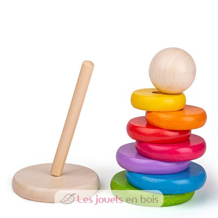 First rainbow stacker BJ-BB098 Bigjigs Toys 3