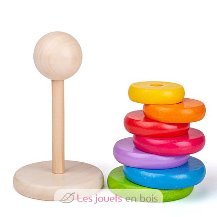 First rainbow stacker BJ-BB098 Bigjigs Toys 5