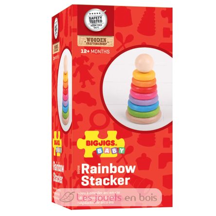 First rainbow stacker BJ-BB098 Bigjigs Toys 13